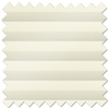 Solaris, Creme - Clip Fit Pleated Blind